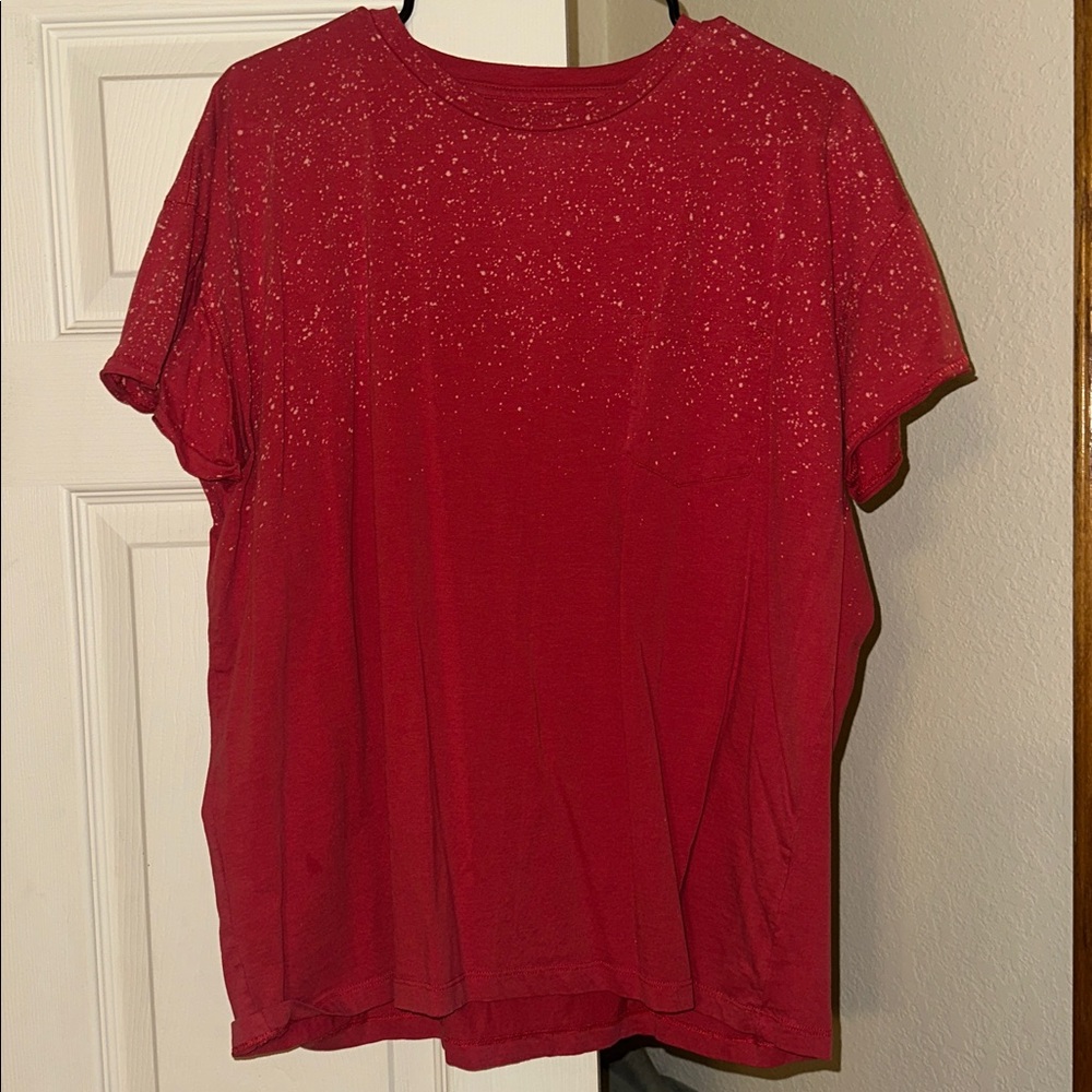 Red Short Sleeve Women's Tee